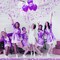 Purple Confetti Table Decorations/Lilac Party Decorations (Lavender)